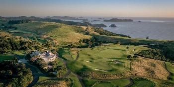 New Zealand Small Group Golf Tour Vacation Package Kauri Cliffs, Matauri Bay - PerryGolf + Azamara Cruises